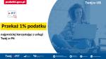 podatki.gov.pl, e-pit, przekaż 1% podatku najprościej korzystając  z usługi Twój epit, kobieta usmiechnięta przed laptopem