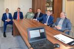 Zastępcy DIAS w Białymstoku oraz minister Neneman przy stole